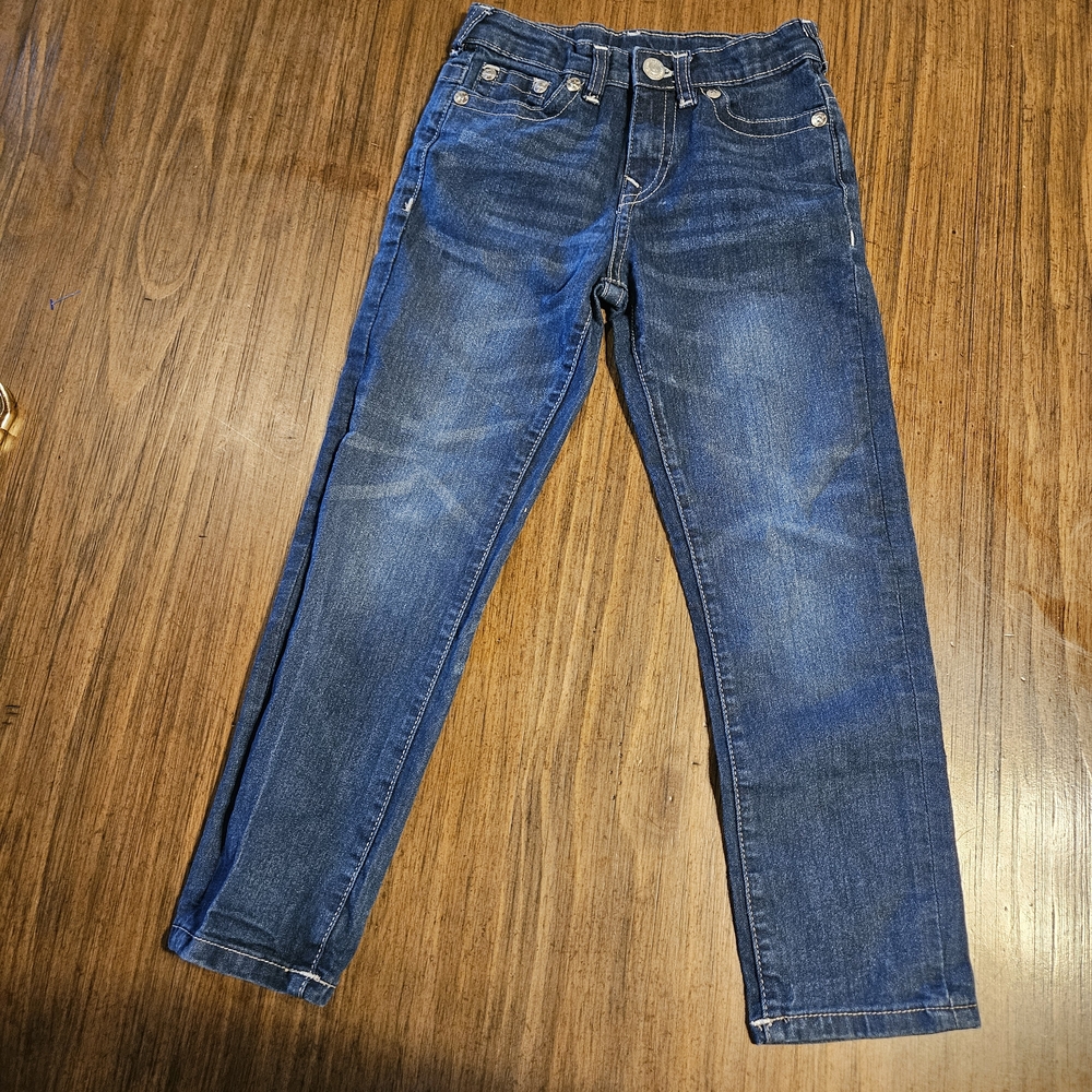 True Religion Indigo Denim Jeans Girls Kids Size S 8